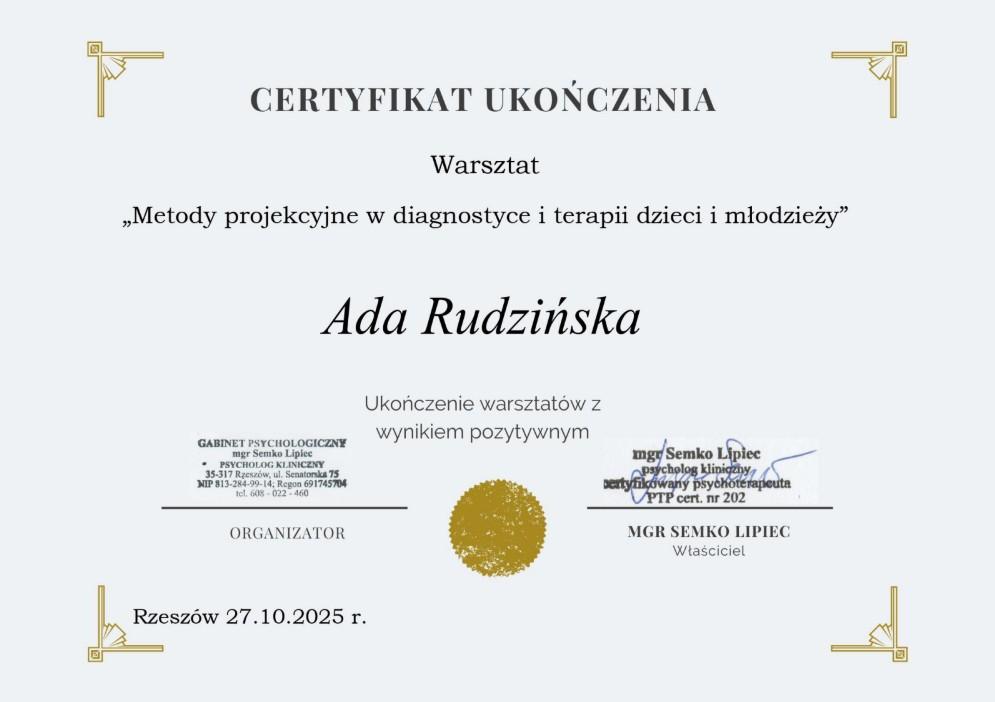 Ada Rudzińska certyfikat Metody projekcyjne badanie OZSS.jpg
