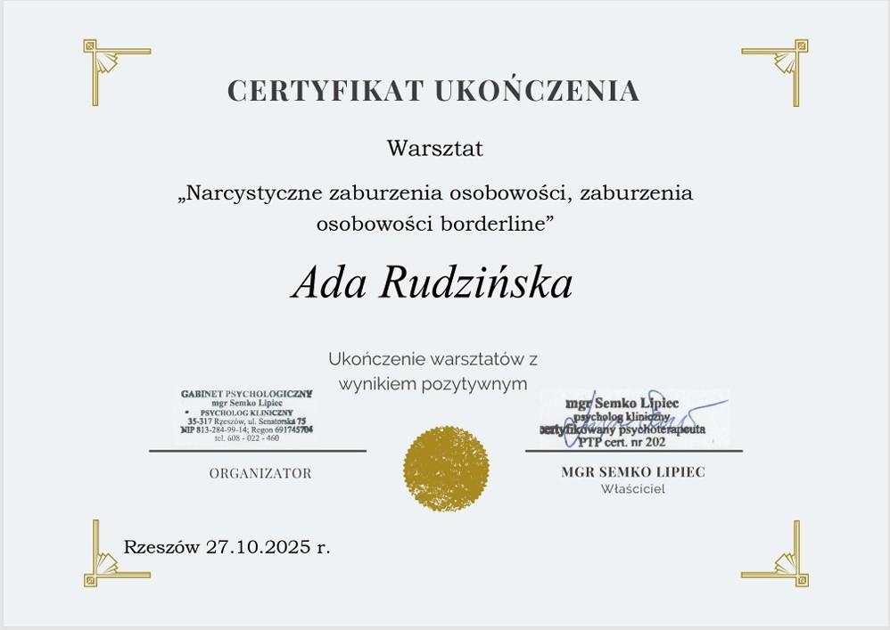 narcyz diagnoza certyfikat ada rudzinska.jpg