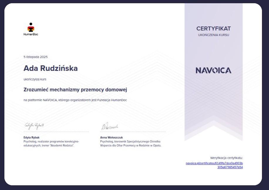 Zrozumiec mechanizmy przemocy domowej certyfikat Ada Rudzińska.jpg
